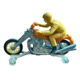 Set of 2 Vintage Hot Wheels Rrrumblers Motorcycles with High Trailer
