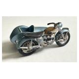1960 Lesney Matchbox Triumph T110 Motorcycle with Sidecar No. 4