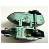 Vintage Lesney Lambretta TV 175 Diecast Scooter with Sidecar No. 36