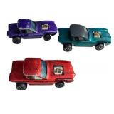 Set of 3 Vintage Hot Wheels Redlines Python Die-Cast Cars