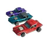 Set of 3 Vintage Hot Wheels Redlines Python Die-Cast Cars
