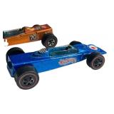 Pair of Vintage Redlines Hot Wheels Lotus Turbine Cars