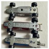 Set of 3 Vintage Redlines Hot Wheels Cars: Brabham Repco F1, Indy Eagle, Shelby Turbine