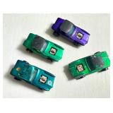 Lot of 4 Vintage Hot Wheels Redline Python Die-Cast Cars with Varying Wear