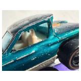 Lot of 4 Vintage Hot Wheels Redline Python Die-Cast Cars with Varying Wear