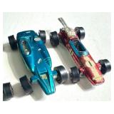 Lot of 3 Vintage Redlines Hot Wheels Cars - Brabham Repco F1, Shelby Turbine, Indy Eagle