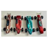 Set of 4 Vintage Hot Wheels Redlines Shelby Turbine Cars