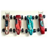 Set of 4 Vintage Hot Wheels Redlines Shelby Turbine Cars