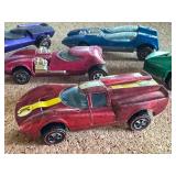 Set of 5 Vintage Redline Hot Wheels Cars Turbo Fire Lola GT70 What-4 Twinmill T4 Splittin Image