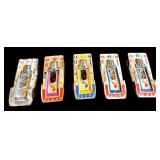 Set of 5 Vintage Hot Wheels Redlines Steamroller Cars