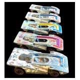 Set of 5 Vintage Hot Wheels Redlines Steamroller Cars