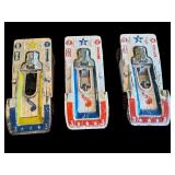 Set of 5 Vintage Hot Wheels Redlines Steamroller Cars