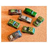 Vintage Lot of 7 Hot Wheels Alive 55 and Gremlin Grinder Die-Cast Cars