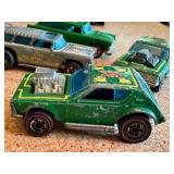 Vintage Lot of 7 Hot Wheels Alive 55 and Gremlin Grinder Die-Cast Cars