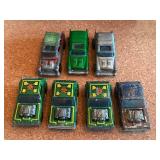 Vintage Lot of 7 Hot Wheels Alive 55 and Gremlin Grinder Die-Cast Cars