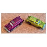 Pair of Vintage Hot Wheels Redlines Classic Nomad Diecast Cars