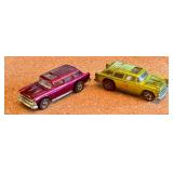 Pair of Vintage Hot Wheels Redlines Classic Nomad Diecast Cars