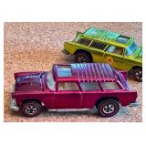Pair of Vintage Hot Wheels Redlines Classic Nomad Diecast Cars