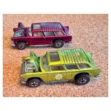 Pair of Vintage Hot Wheels Redlines Classic Nomad Diecast Cars