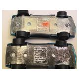 Pair of Vintage Hot Wheels Torero Redline Cars in Metallic Blue