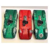 Lot of 3 Vintage 1969 Hot Wheels Redline Ferrari 312P Diecast Cars