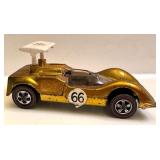 Vintage Hot Wheels Chaparral 2G Metallic Yellow Redline Diecast Car (1968)