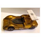 Vintage Hot Wheels Chaparral 2G Metallic Yellow Redline Diecast Car (1968)