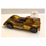 Vintage Hot Wheels Chaparral 2G Metallic Yellow Redline Diecast Car (1968)