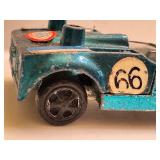 Set of 2 Vintage Red Lines Hot Wheels Chaparral Cars, Metallic Green & Metallic Aqua