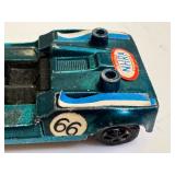 Set of 2 Vintage Red Lines Hot Wheels Chaparral Cars, Metallic Green & Metallic Aqua