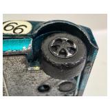 Set of 2 Vintage Red Lines Hot Wheels Chaparral Cars, Metallic Green & Metallic Aqua