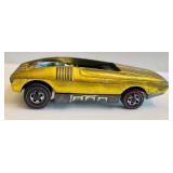 Vintage Hot Wheels Redline Whip Creamer Metallic Yellow Diecast Car (1969)