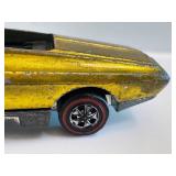 Vintage Hot Wheels Redline Whip Creamer Metallic Yellow Diecast Car (1969)
