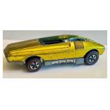 Vintage Hot Wheels Redline Whip Creamer Metallic Yellow Diecast Car (1969)