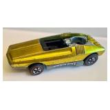 Vintage Hot Wheels Redline Whip Creamer Metallic Yellow Diecast Car (1969)