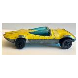 1969 Hot Wheels Redlines Swingin Wing Diecast Car Yellow