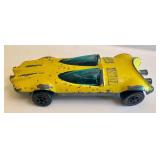 1969 Hot Wheels Redlines Swingin Wing Diecast Car Yellow