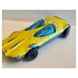 1969 Hot Wheels Redlines Swingin Wing Diecast Car Yellow