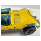 1969 Hot Wheels Redlines Swingin Wing Diecast Car Yellow