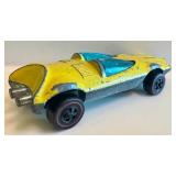 1969 Hot Wheels Redlines Swingin Wing Diecast Car Yellow