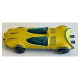 1969 Hot Wheels Redlines Swingin Wing Diecast Car Yellow