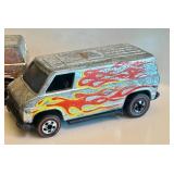 Pair of Vintage Hot Wheels Redline Super Van Diecast Cars