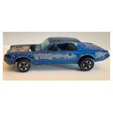 Vintage Hot Wheels Redline Custom Cougar Diecast Car (1967) - Blue