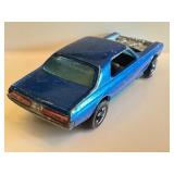 Vintage Hot Wheels Redline Custom Cougar Diecast Car (1967) - Blue