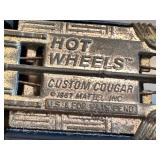 Vintage Hot Wheels Redline Custom Cougar Diecast Car (1967) - Blue