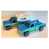 Set of 2 Vintage Hot Wheels Redlines Backwoods Bomb Camping Trucks