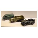 Lot of 3 Vintage Red Lines Hot Wheels Military Vehicles 1974