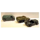 Lot of 3 Vintage Red Lines Hot Wheels Military Vehicles 1974