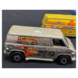 Set of 3 Vintage Hot Wheels Super Vans with Paramedic Ambulance