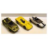 Set of 3 Vintage Red Line Hot Wheels Cars: Jack Rabbit Special, Peepin Bomb, and Ferrari 312P